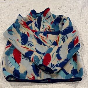 Patagonia Multicolor Leaf Pattern Fleece